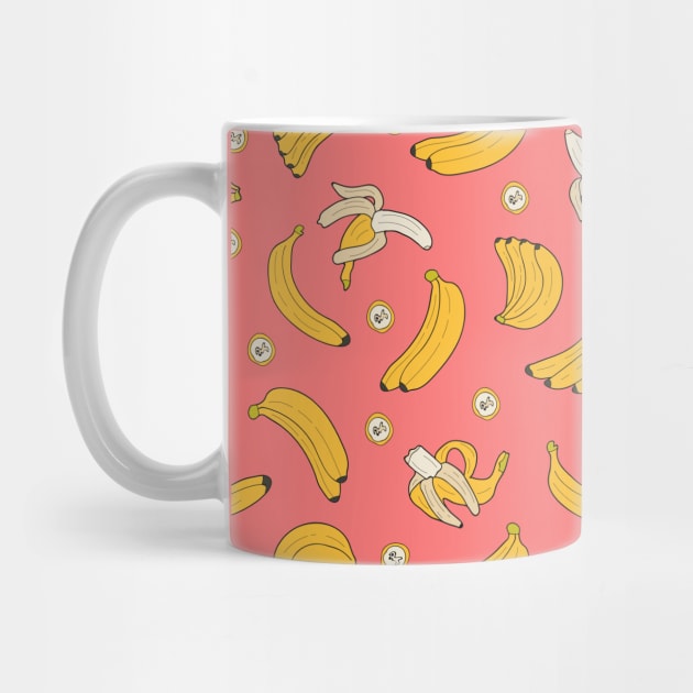 Bananas Seamless Pattern: Cute Personlized Gift Idea For Men Or Women by ForYouByAG